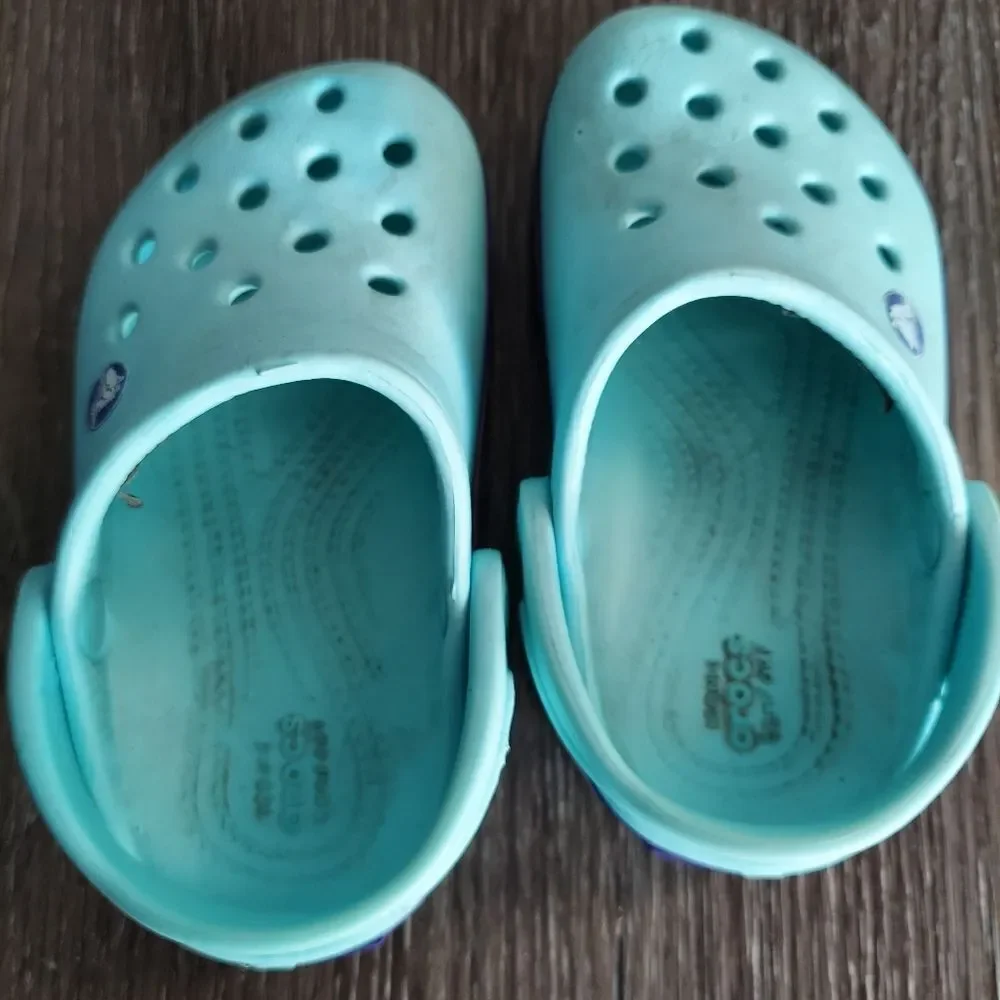 Crocs Crocband Kids Clogs - Ice Blue - Size 5